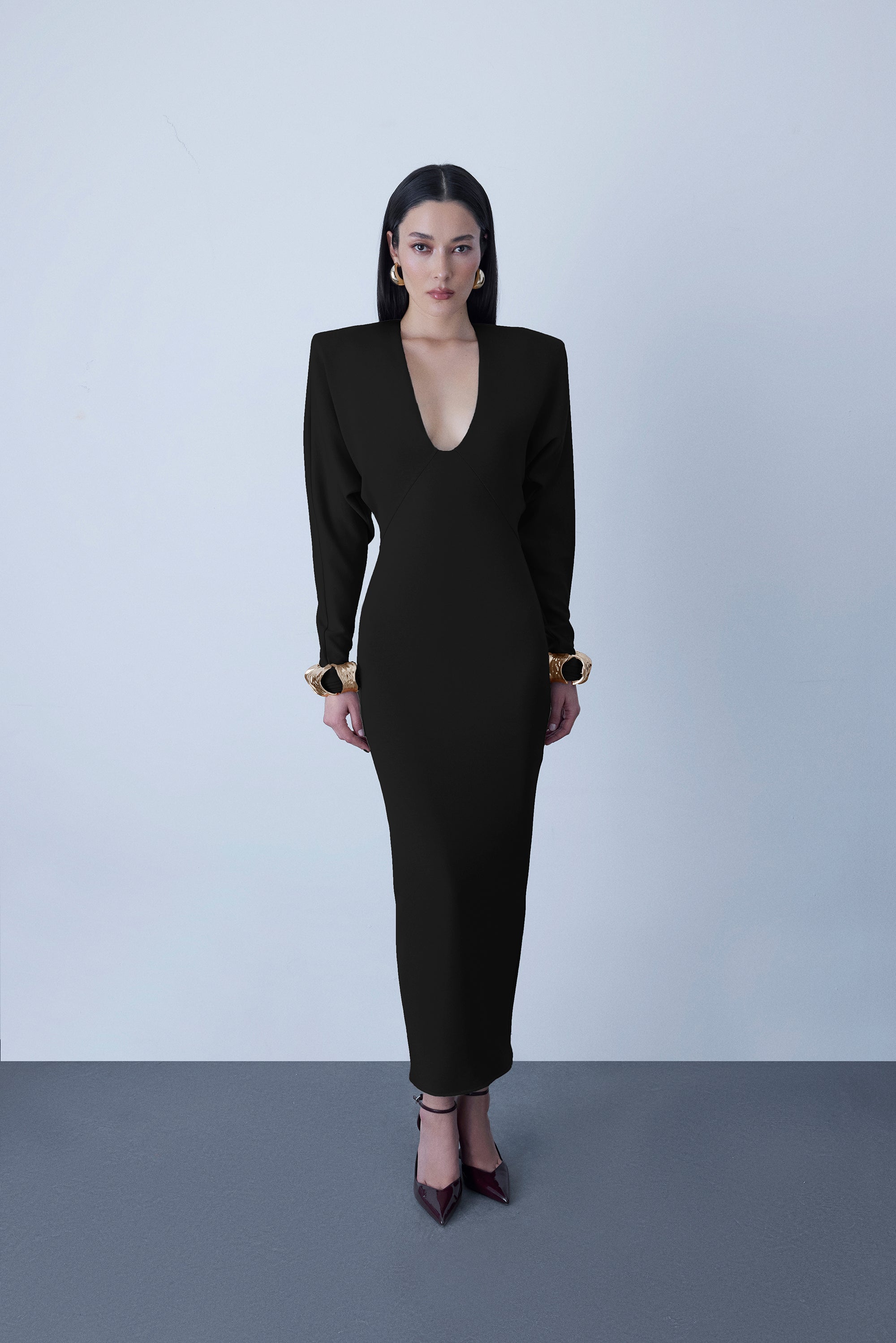 Power Shoulder Dress – ZEYNEP TOSUN