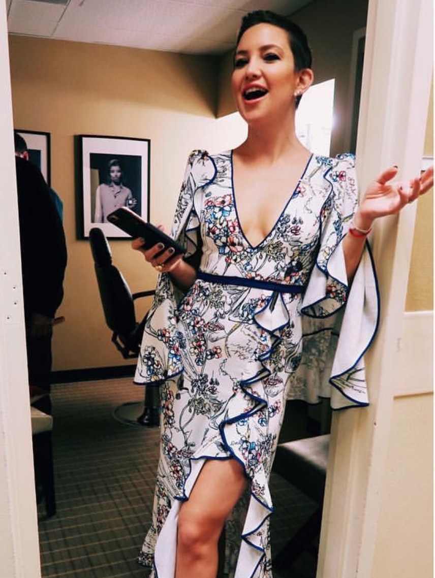 Kate Hudson in Zeynep Tosun Ready-to-wear