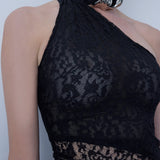Power Neck Lace Dress