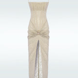 Corset Lace Midi Dress