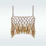 Gold Mini Cannes Top