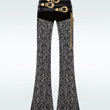 3 Belt Lace Pants